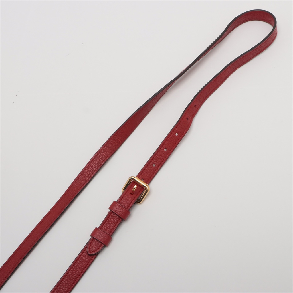 Louis Vuitton Monogram Empreinte Pochette Metis Red 
