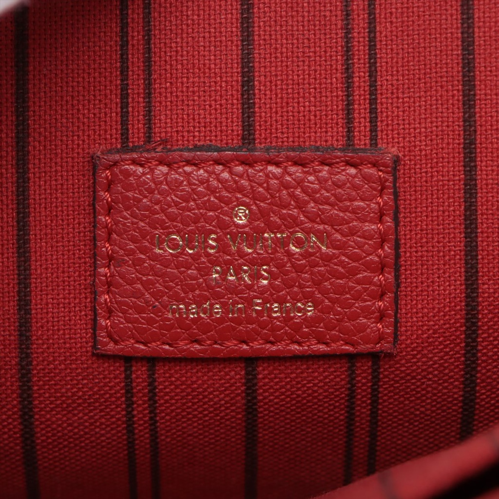 Louis Vuitton Monogram Empreinte Pochette Metis Red 