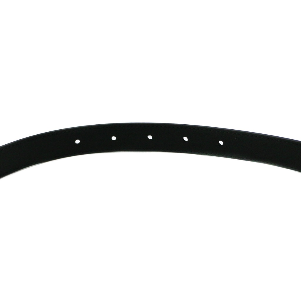 Gucci GG Marmont Leather Black Belt with Shiny Buckle 70 406831