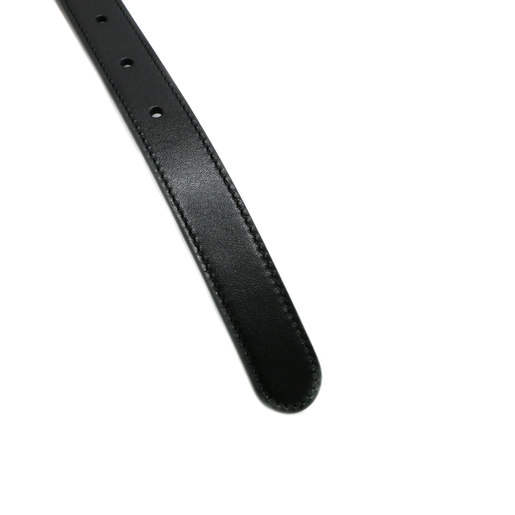 Gucci GG Marmont Leather Black Belt with Shiny Buckle 70 406831