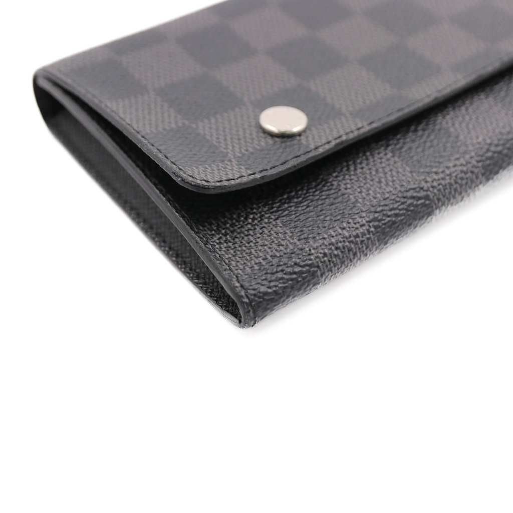 Louis Vuitton Damier Graphite Long Flap Wallet