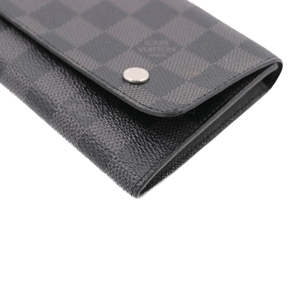 Louis Vuitton Damier Graphite Long Flap Wallet