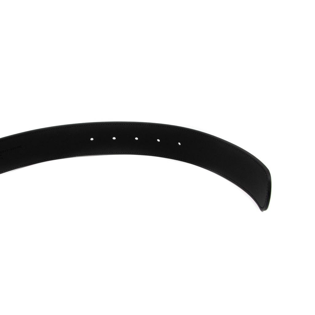 Gucci Leather Black Belt with Double G Buckle 105 397660