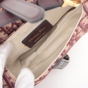Christian Dior Oblique Saddle Bag Bordeaux