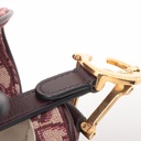 Christian Dior Oblique Saddle Bag Bordeaux