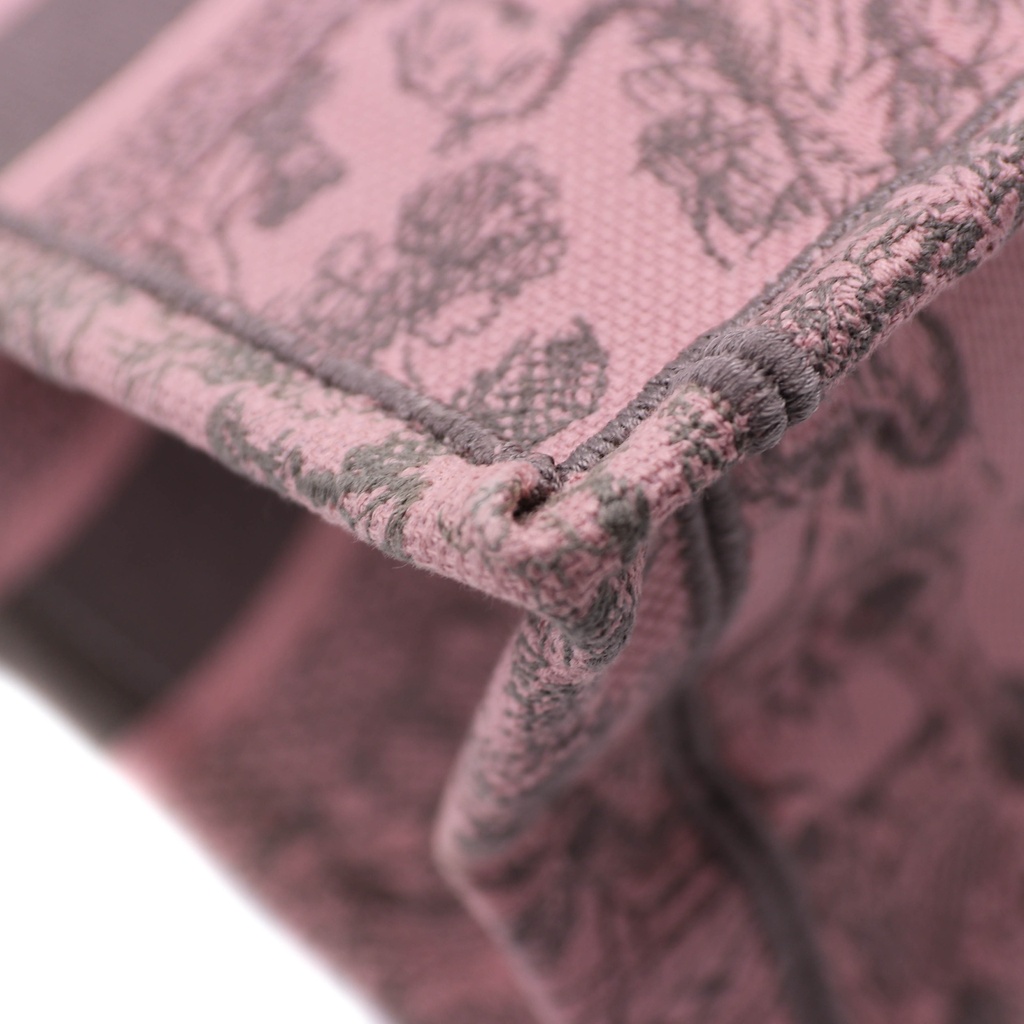 Christian Dior Pink Toile de Jouy Book Tote