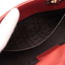 Christian Dior Lady Dior Cannage Leather Handbag Red