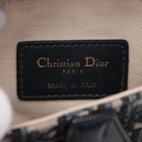 Christian Dior Oblique Saddle Bag Handbag Blue