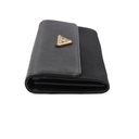 Prada Saffiano Black Long Wallet