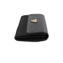 Prada Saffiano Black Long Wallet