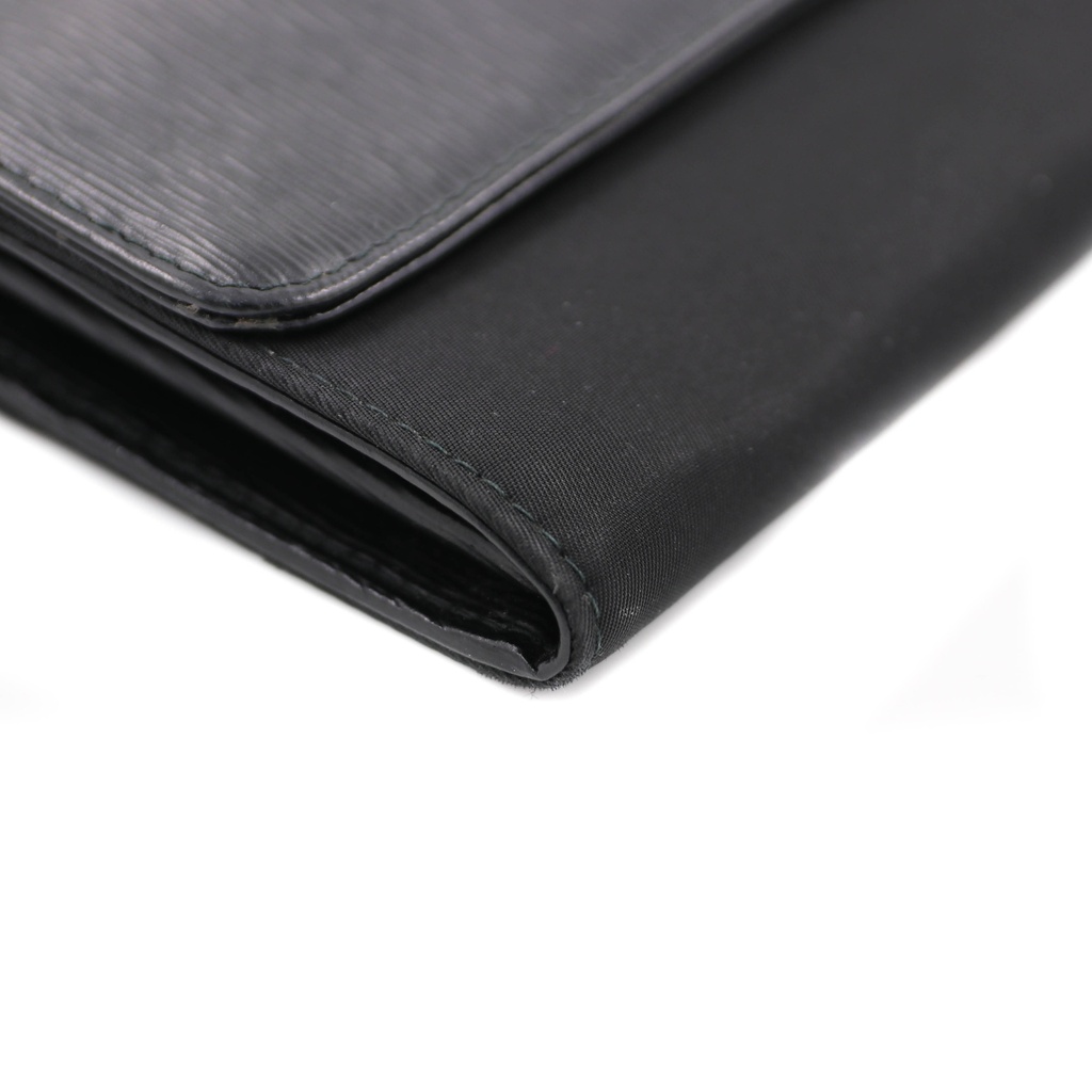 Prada Saffiano Black Long Wallet
