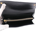 Prada Saffiano Black Long Wallet