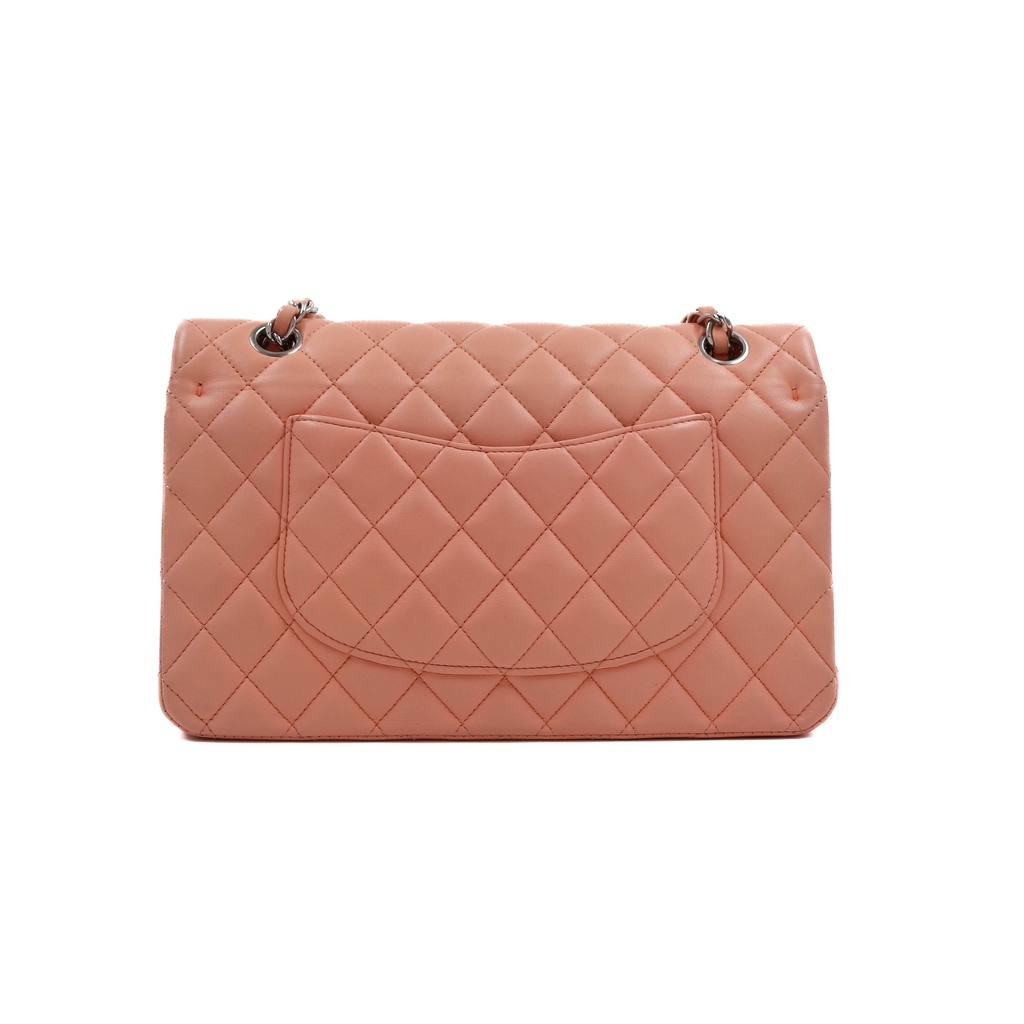 Chanel Lambskin Medium Classic Double Flap Beige