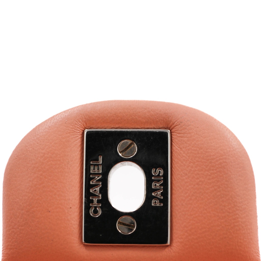 Chanel Lambskin Medium Classic Double Flap Beige