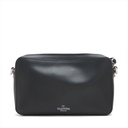 Valentino Garavani VLTN Leather Shoulder Bag Black