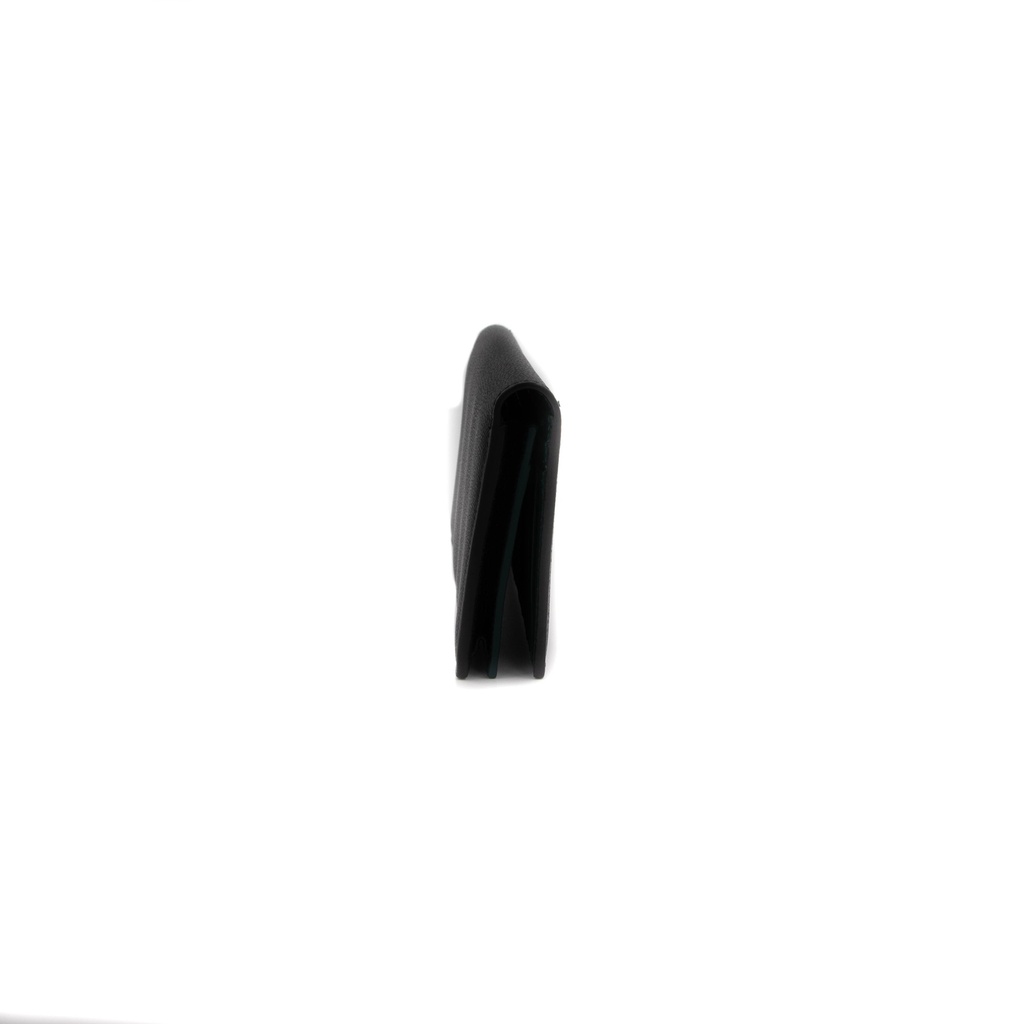 BVLGARI/Bulgari - 8461 Bifold Black Calf Leather Wallet