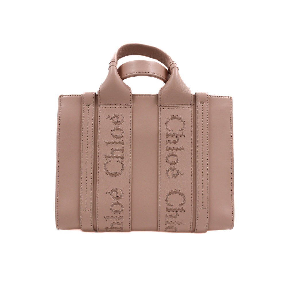 Chloe Small Woody Tote Bag in Soft Leather