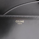 Celine Triomphe Rectangular Shoulder Bag In Black Smooth Calfskin Leather