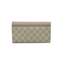 Gucci GG Marmont Leather Continental Wallet Beige 456116