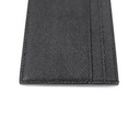 Saint Laurent Pebble-Grain Leather Cardholder Dark Blue