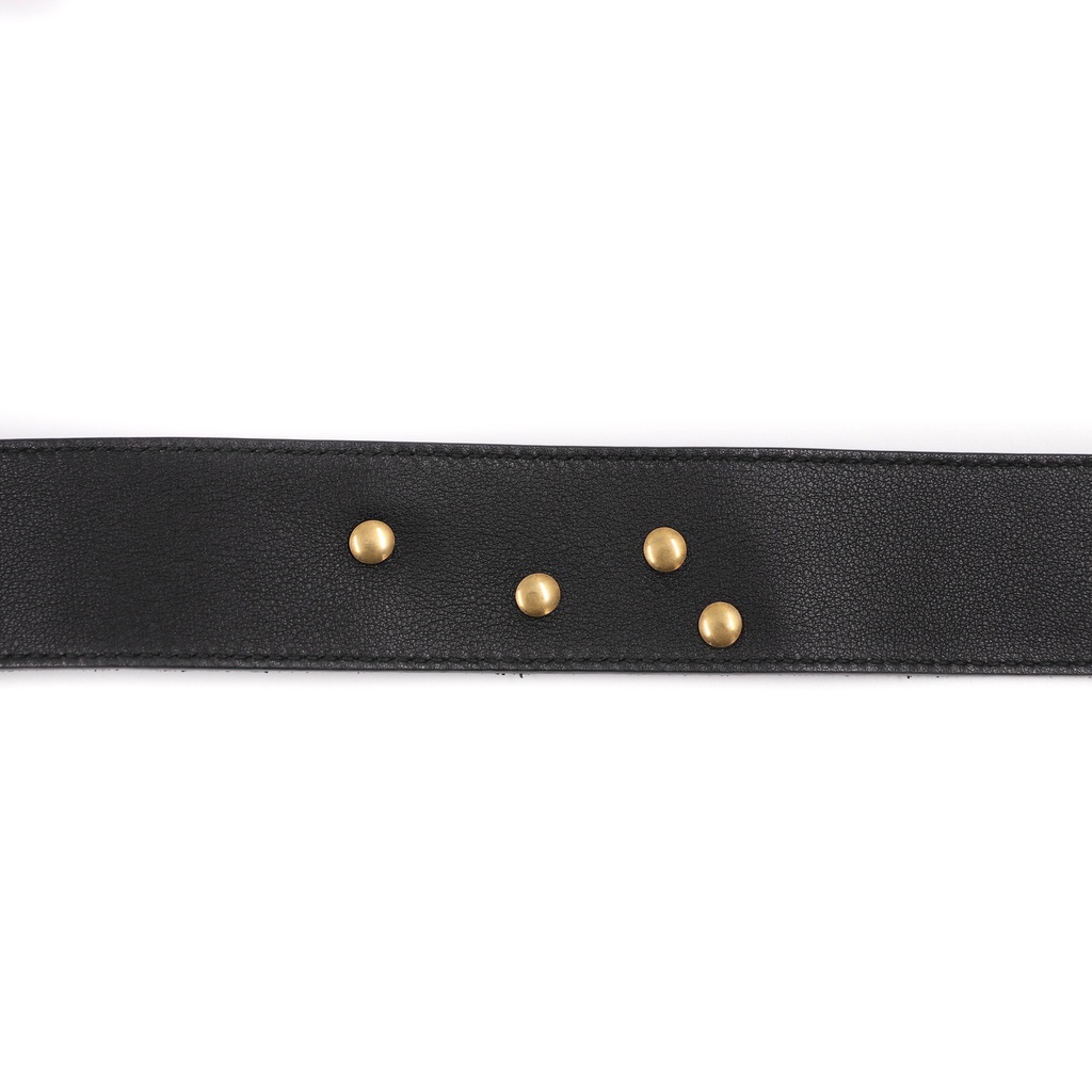 Gucci Leather Belt With Double G Buckle Size 65 26 409416