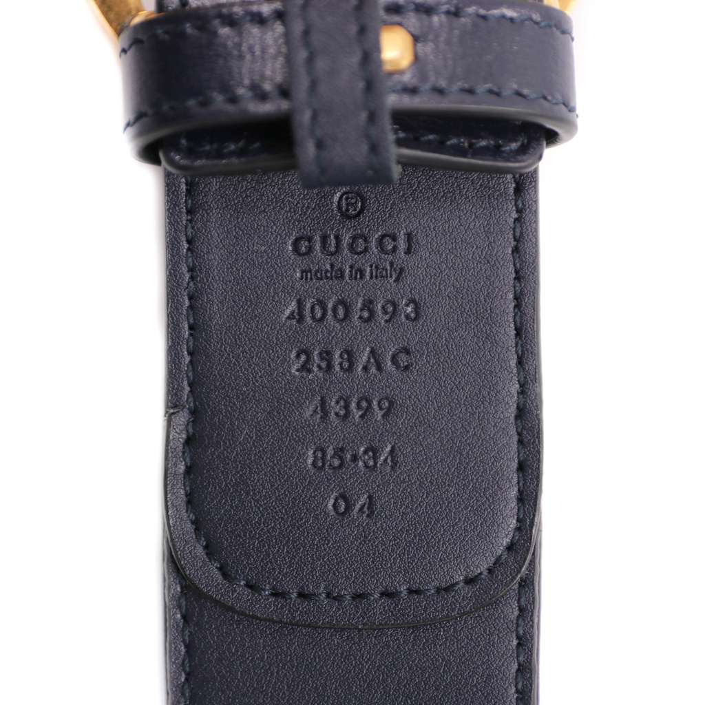 Gucci GG Marmont Wide Belt 400593 Size 85 34