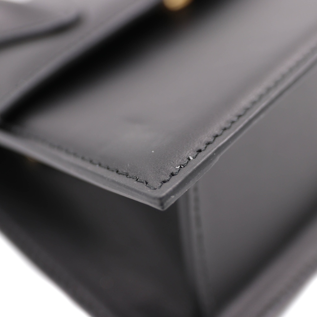 Jacquemus Smooth Calfskin Le Chiquito Noeud Black