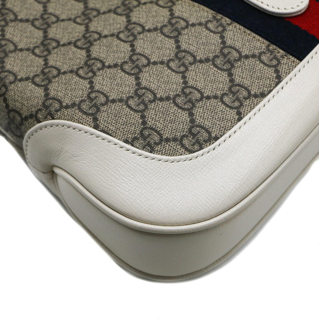 Gucci Jackie 1961 Medium Shoulder Bag White 636700