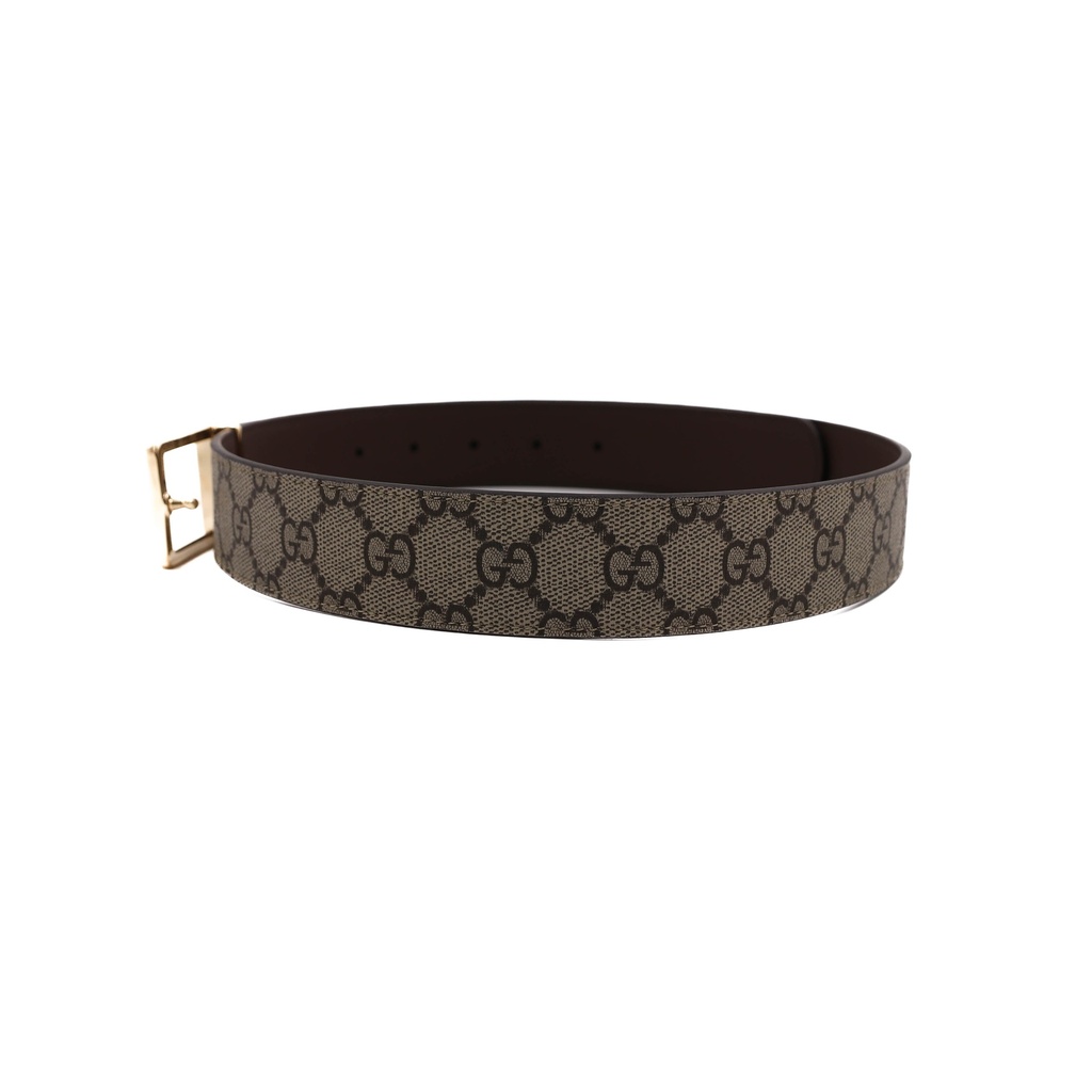 Gucci GG Belt With Rectangular Buckle 722370 Size 90 36