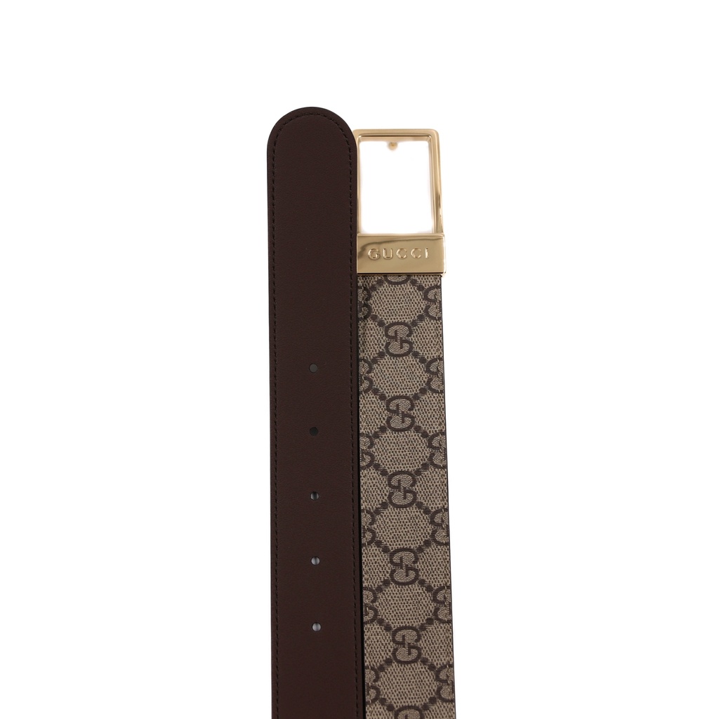 Gucci GG Belt With Rectangular Buckle 722370 Size 90 36