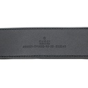 Gucci GG Marmont Leather Black Belt with Shiny Buckle 95 406831