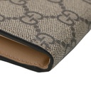 Gucci GG Marmont Leather Continental Wallet Ebony and Beige 795627