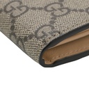Gucci GG Marmont Leather Continental Wallet Ebony and Beige 795627