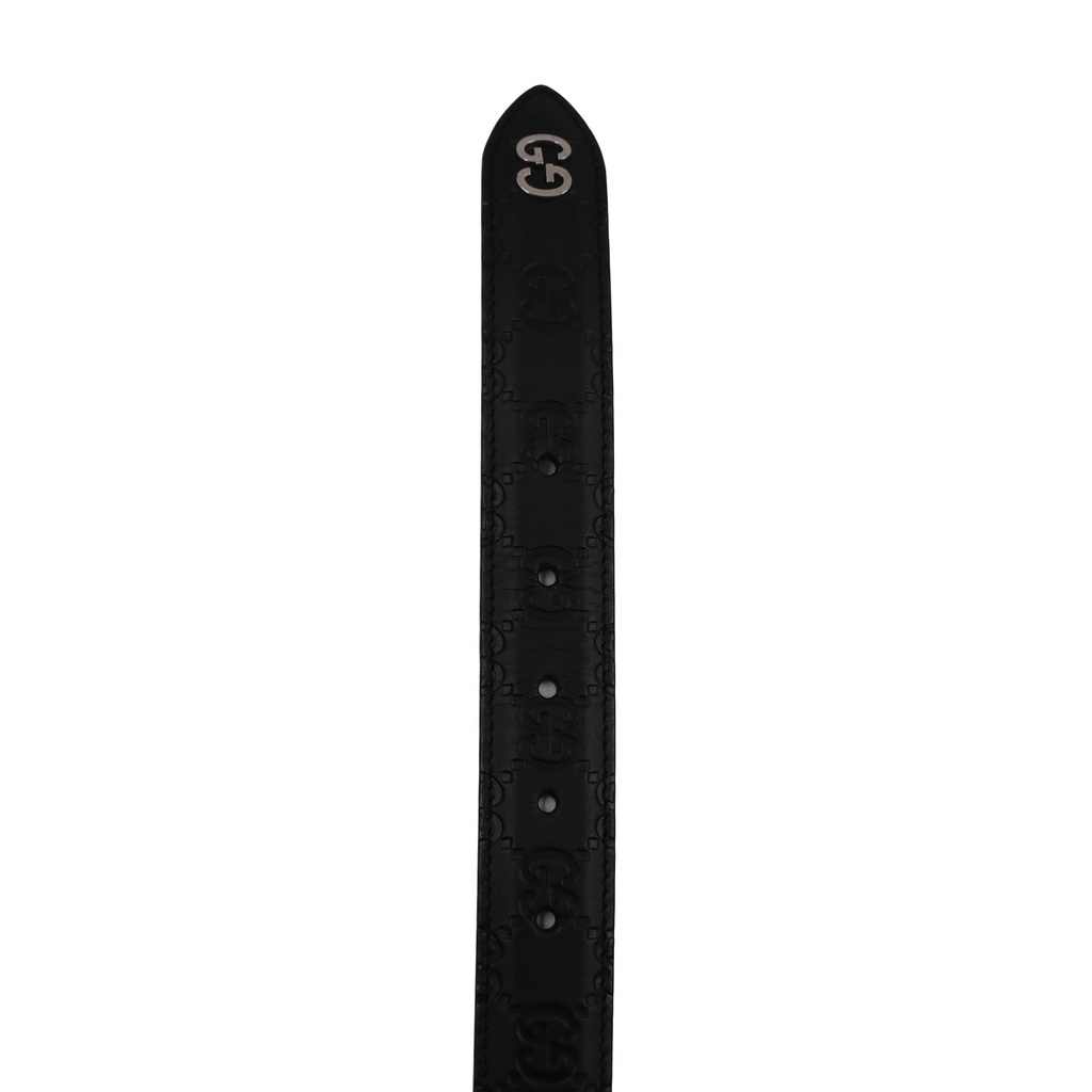 Gucci Leather GG Belt Black In Size 85 34 474313