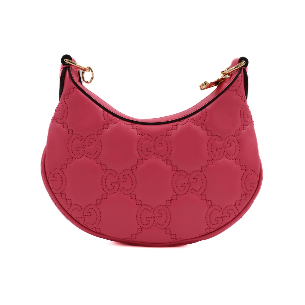 Gucci GG Matelassé Mini Bag In Grey Leather 739736