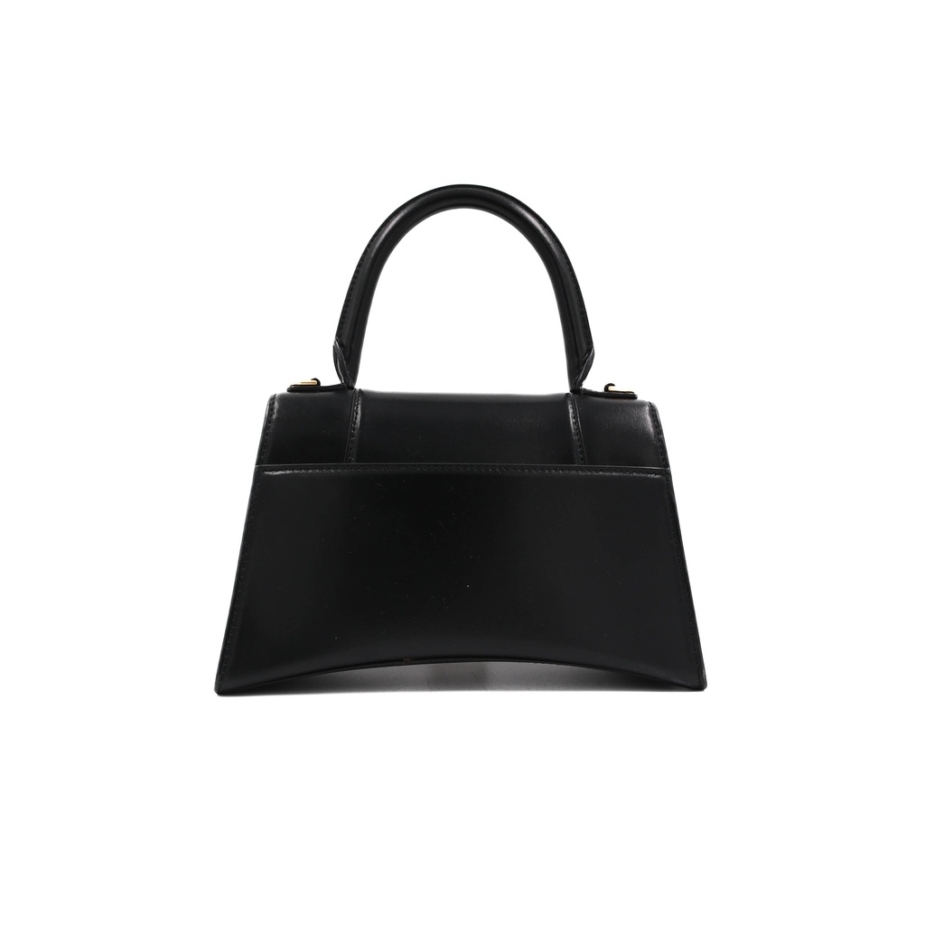 Balenciaga Hourglass Black Leather Mini Bag
