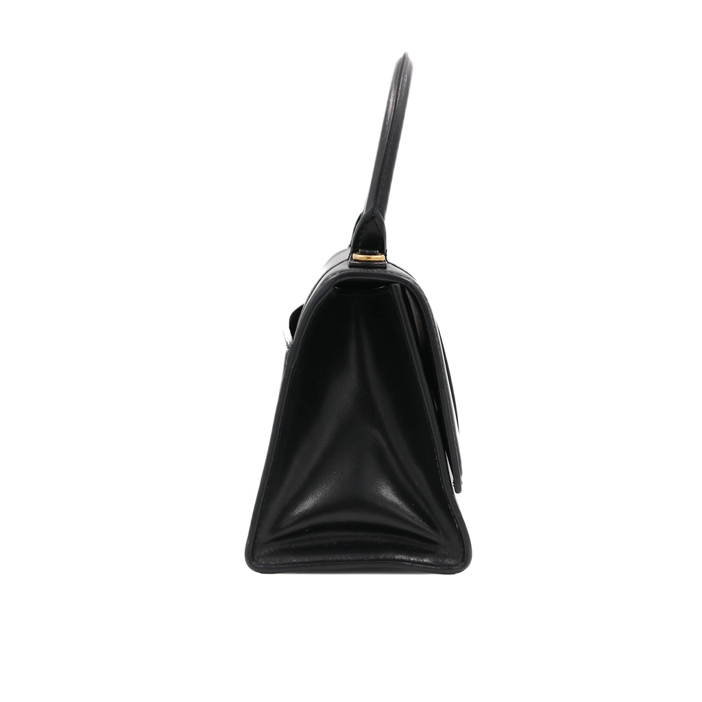 Balenciaga Hourglass Black Leather Mini Bag