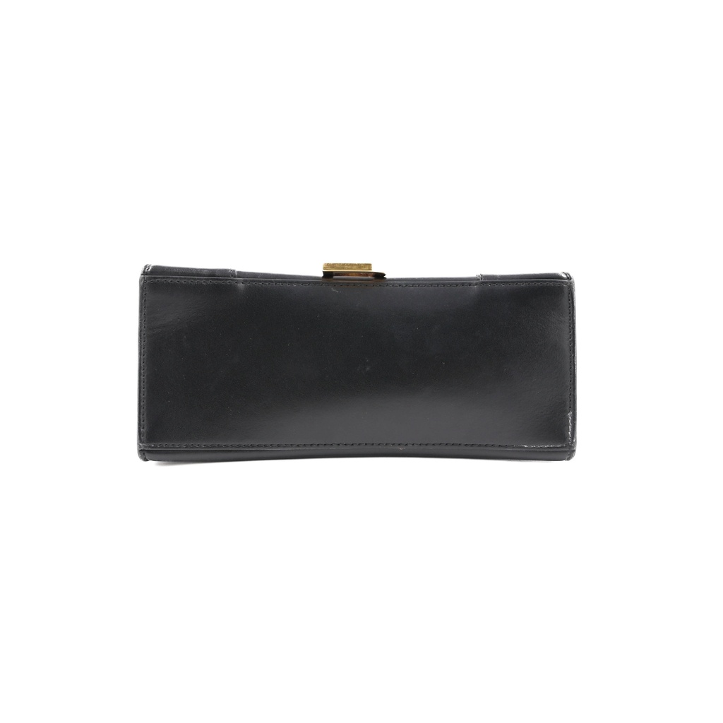 Balenciaga Hourglass Black Leather Mini Bag