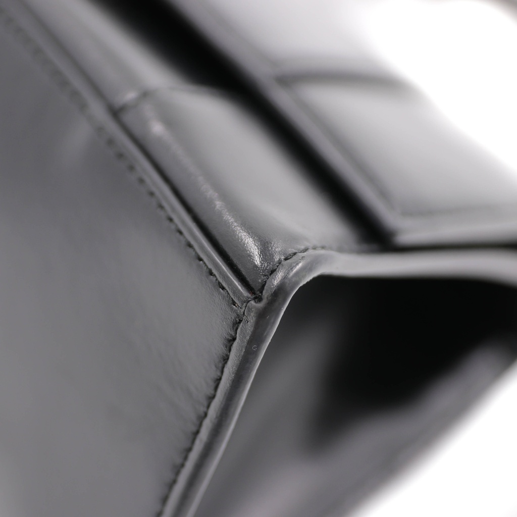 Balenciaga Hourglass Black Leather Mini Bag