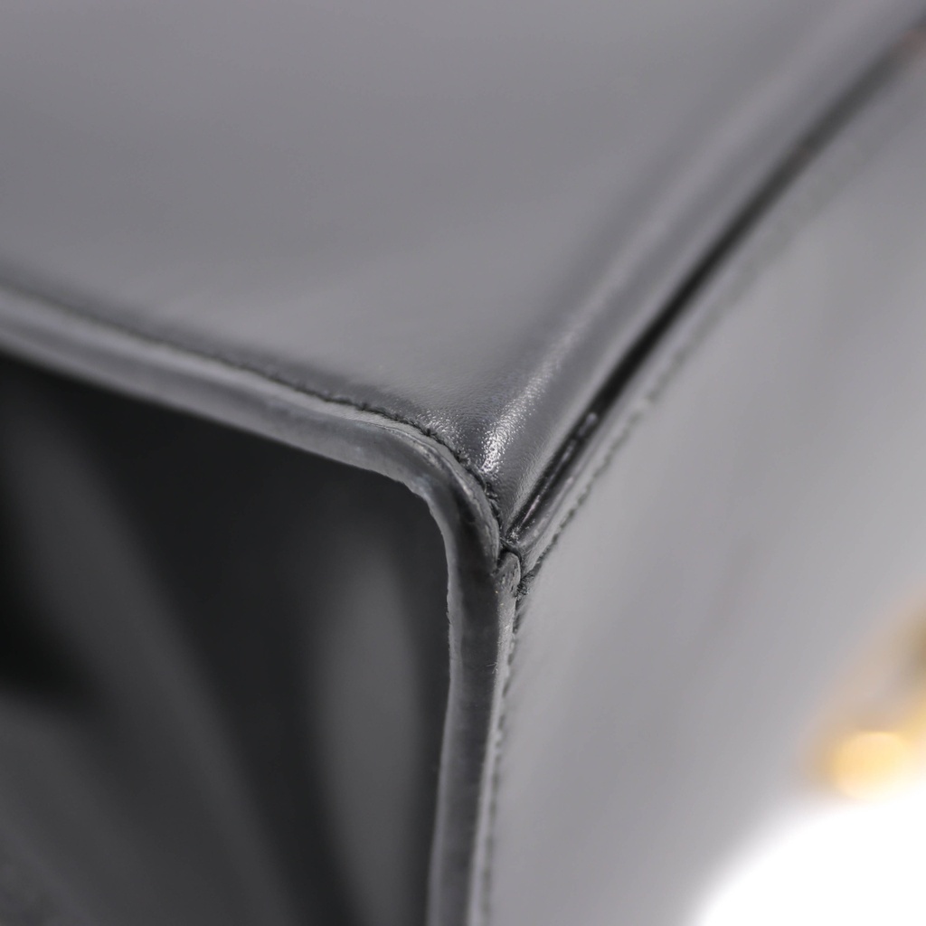 Balenciaga Hourglass Black Leather Mini Bag