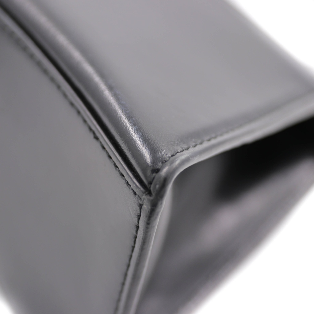 Balenciaga Hourglass Black Leather Mini Bag