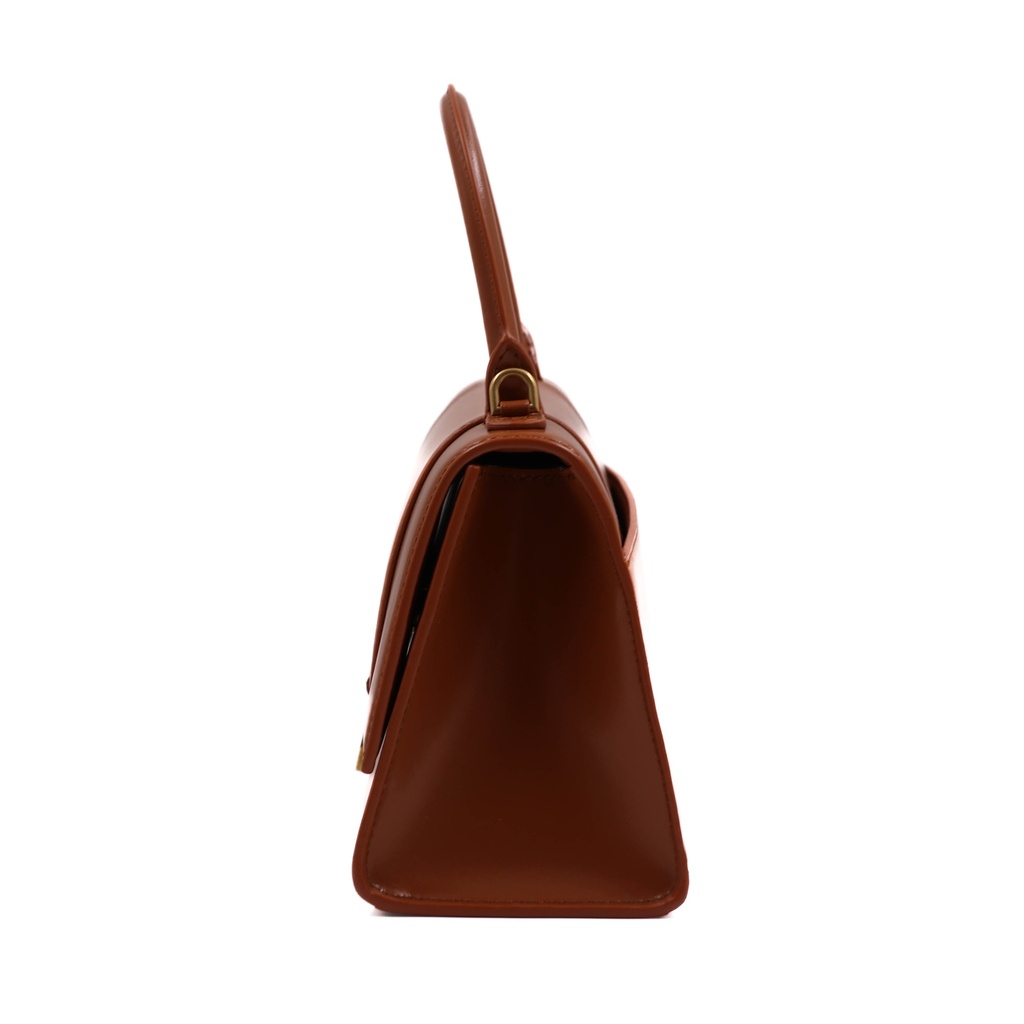 Balenciaga Women's Hourglass Small Handbag In Brown