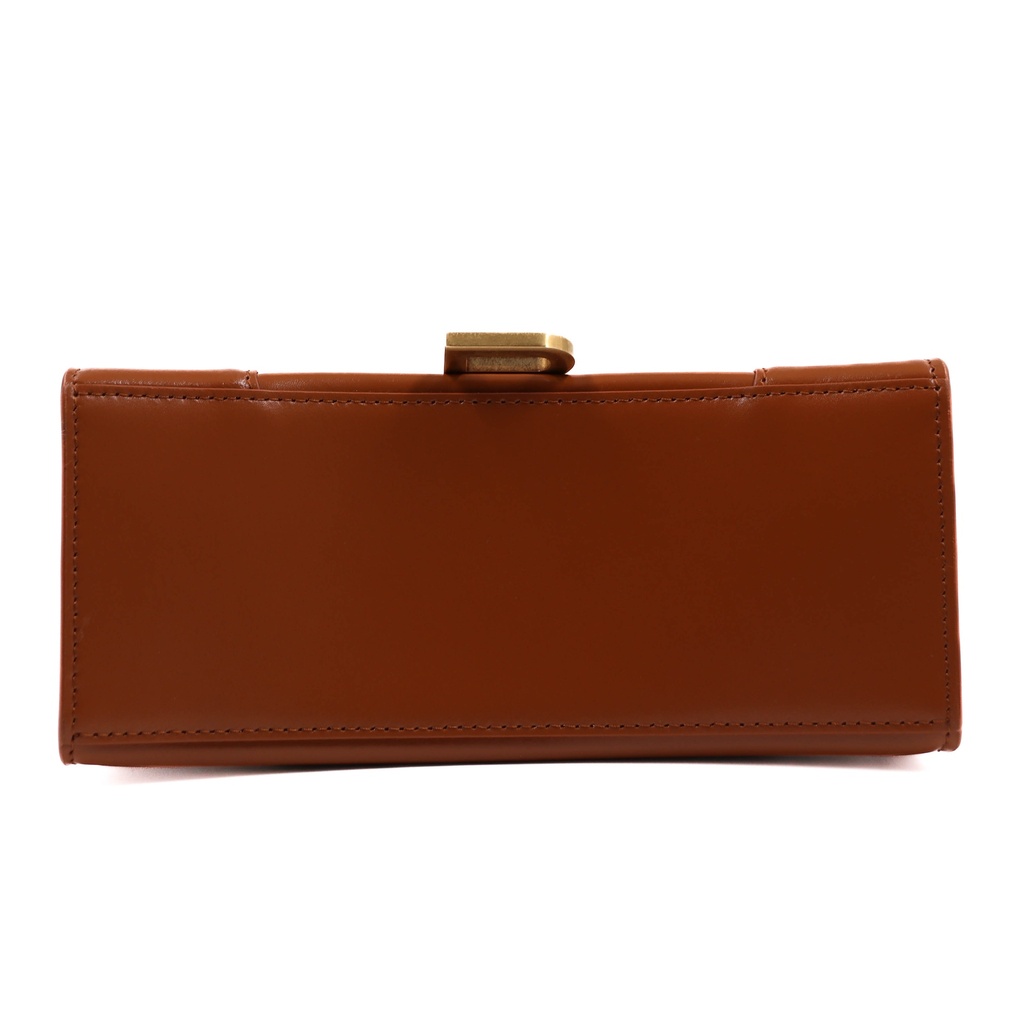 Balenciaga Women's Hourglass Small Handbag In Brown
