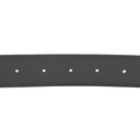 Gucci GG Marmont Grey Leather Belt With Shiny Buckle 414516 In Size 70 28