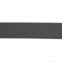 Gucci GG Marmont Grey Leather Belt With Shiny Buckle 414516 In Size 70 28
