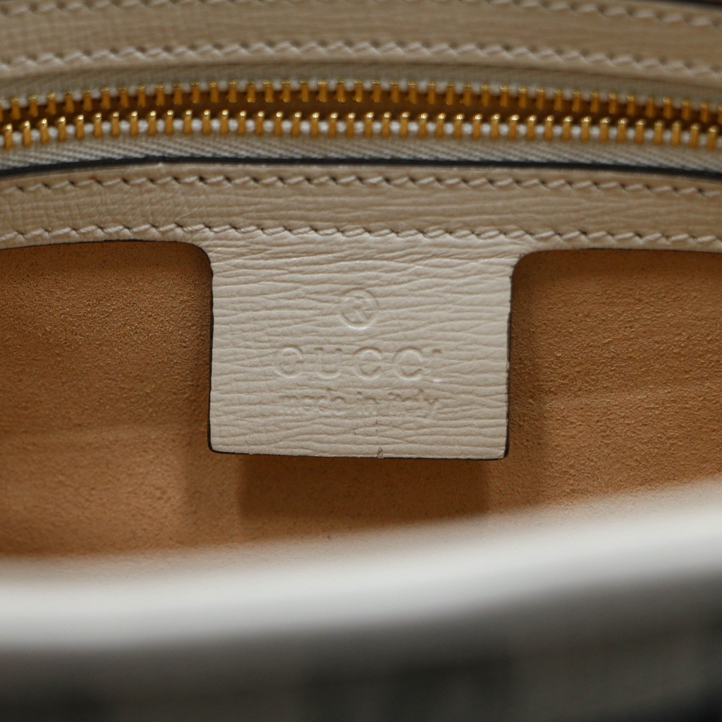 Gucci Jackie 1961 Small Shoulder Bag White 636706