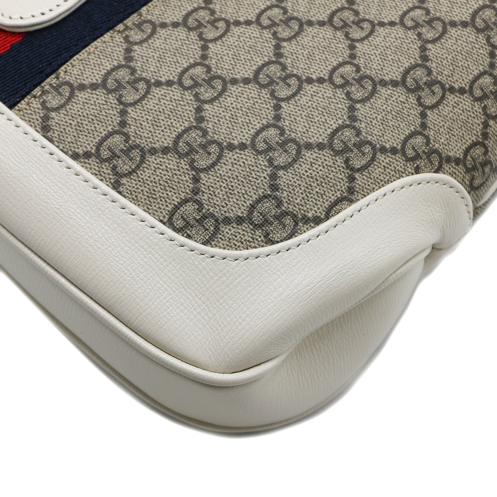 Gucci Jackie 1961 Small Shoulder Bag White 636706