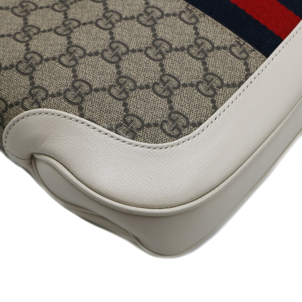 Gucci Jackie 1961 Small Shoulder Bag White 636706