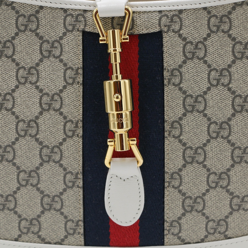 Gucci Jackie 1961 Small Shoulder Bag White 636706
