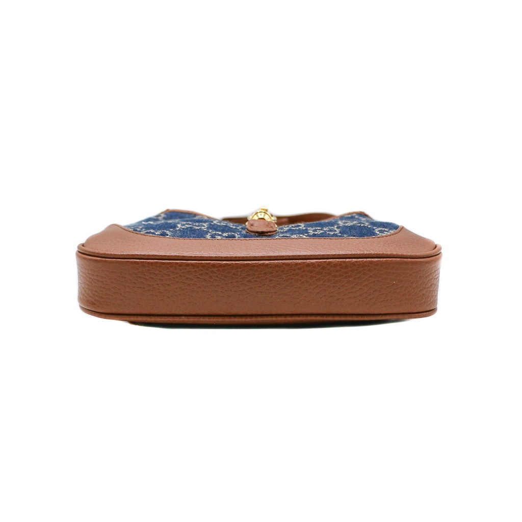 Gucci Jackie 1961 Hobo GG Denim Mini